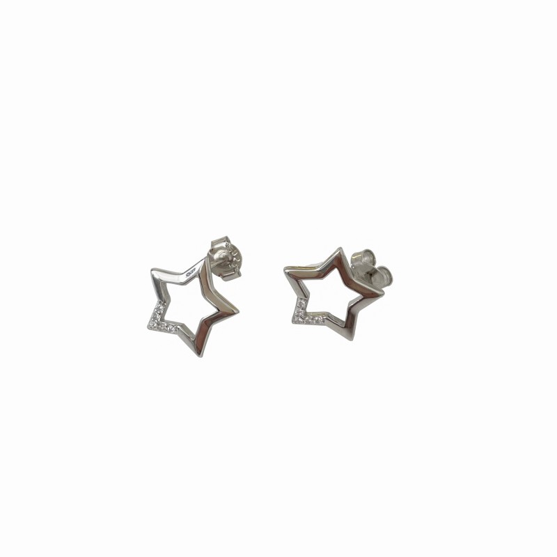 925 silver star earrings