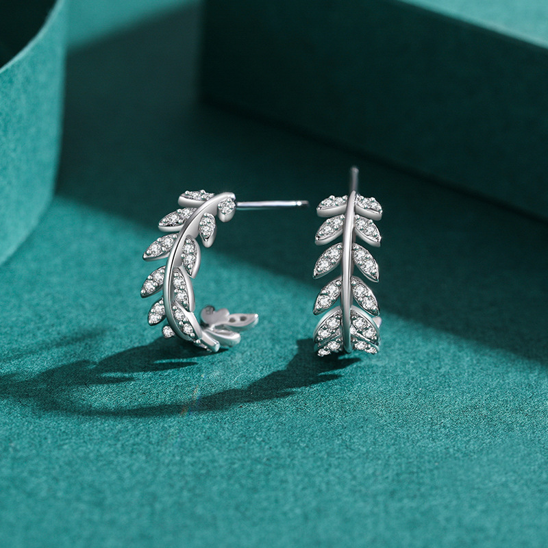 925 silver love tree earrings