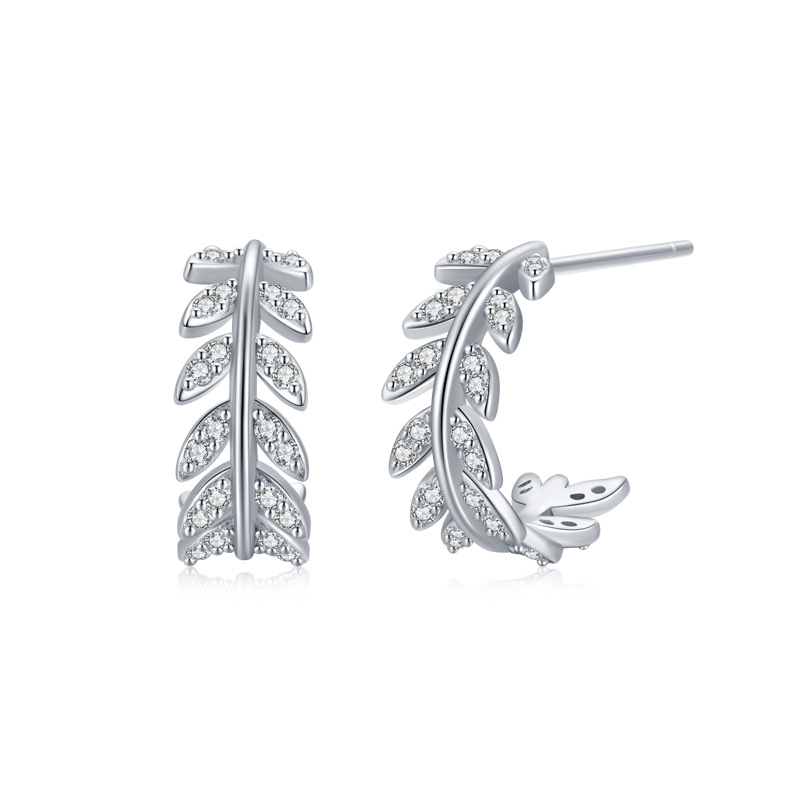 925 silver love tree earrings