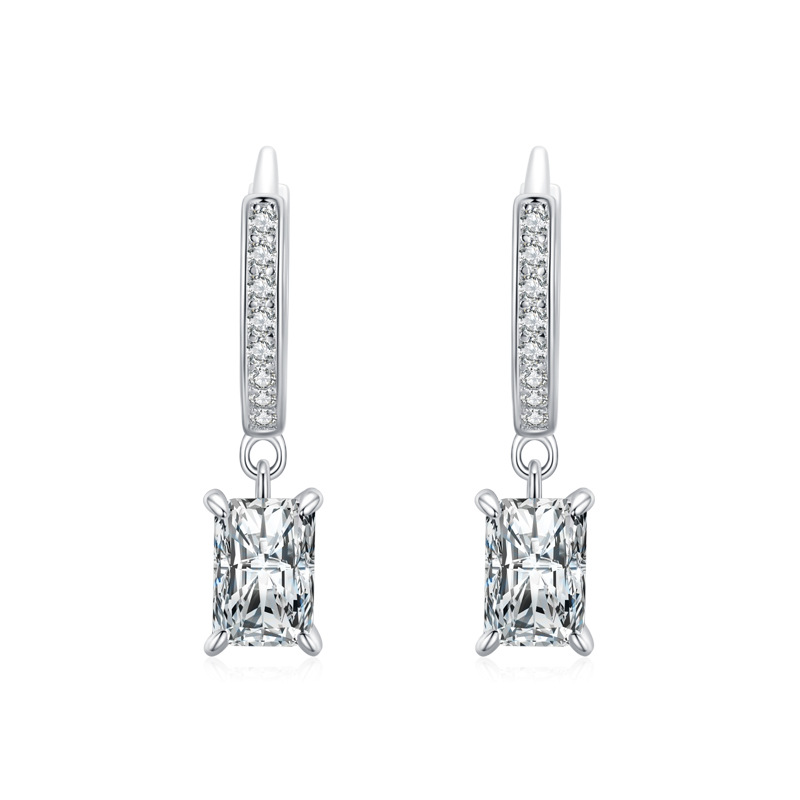 925 silver quadrate earrings