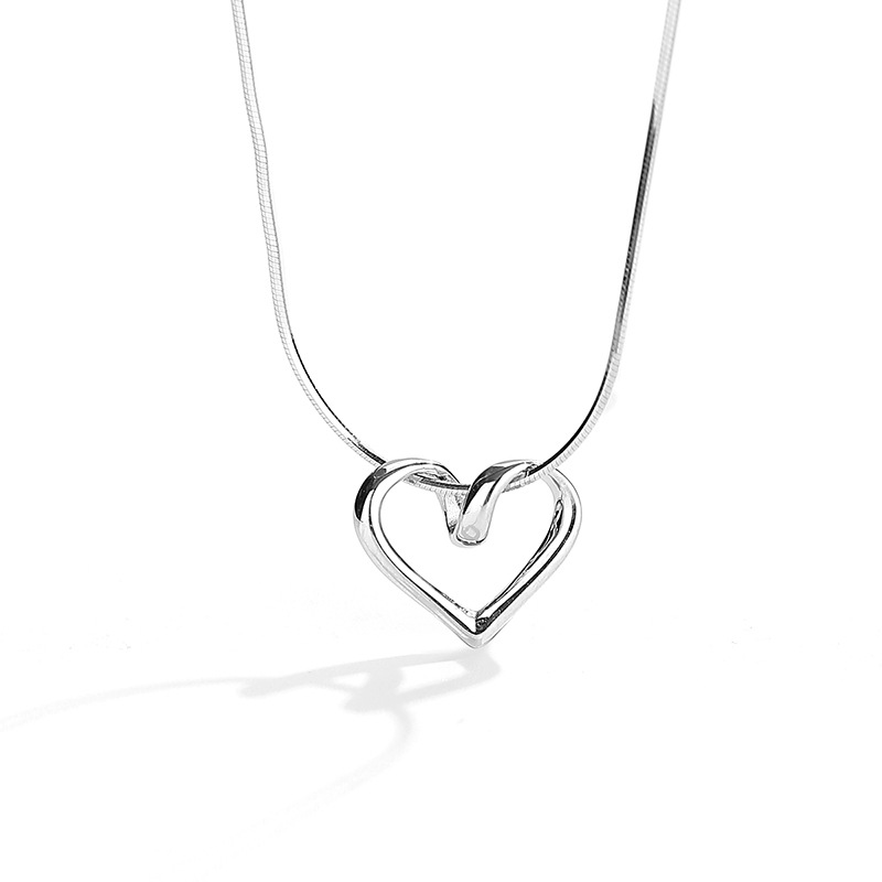 925 silver heart necklace