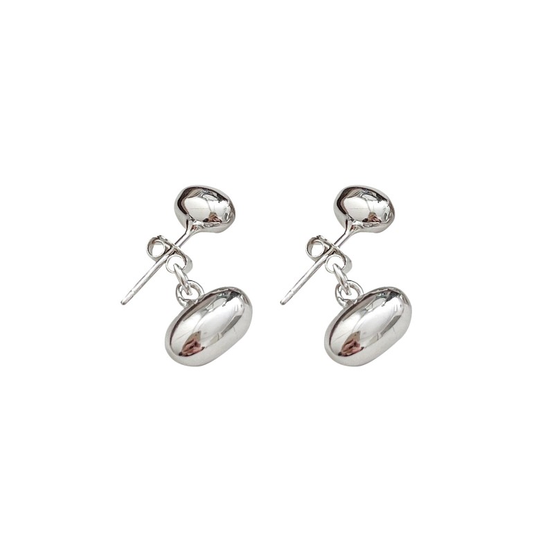 925 silver circle earrings