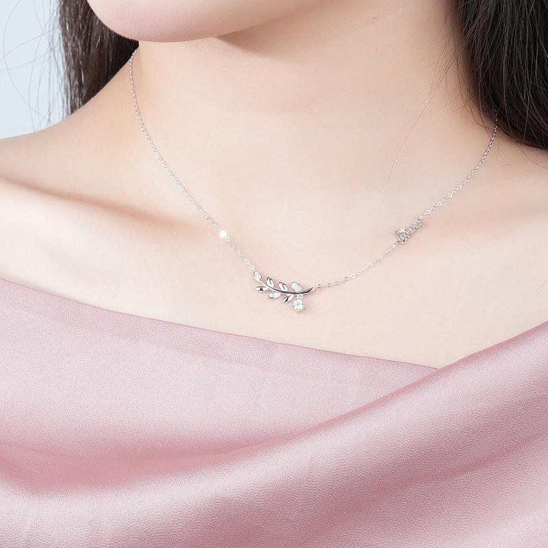 925 silver love tree necklace