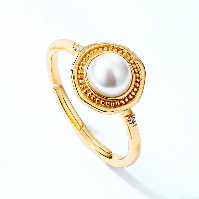 PEARL RING 925 SILVER