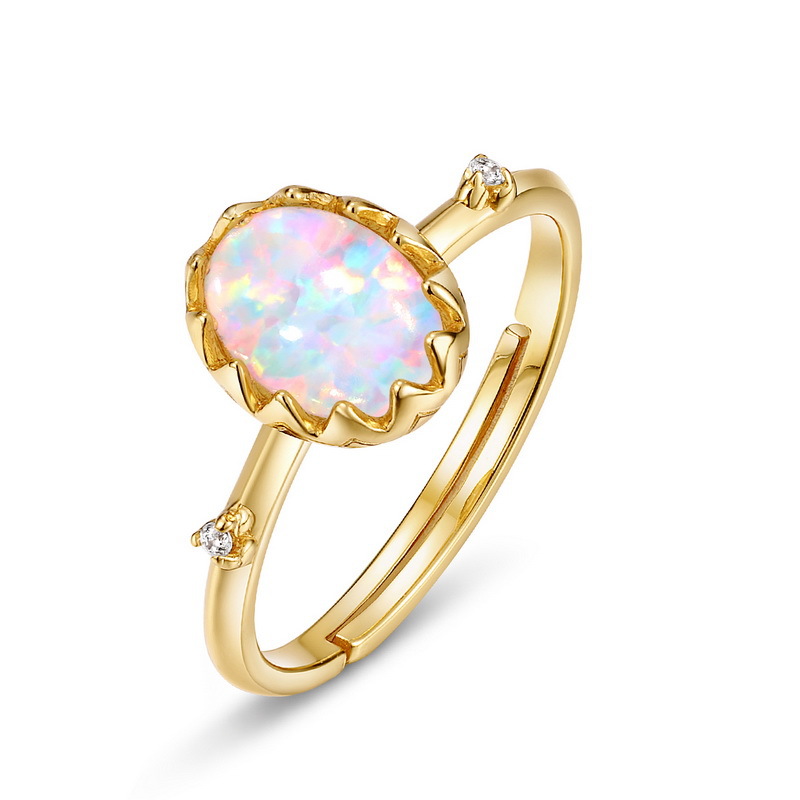 Opal rings 925 silver