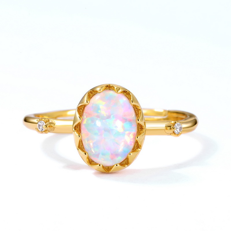 Opal rings 925 silver