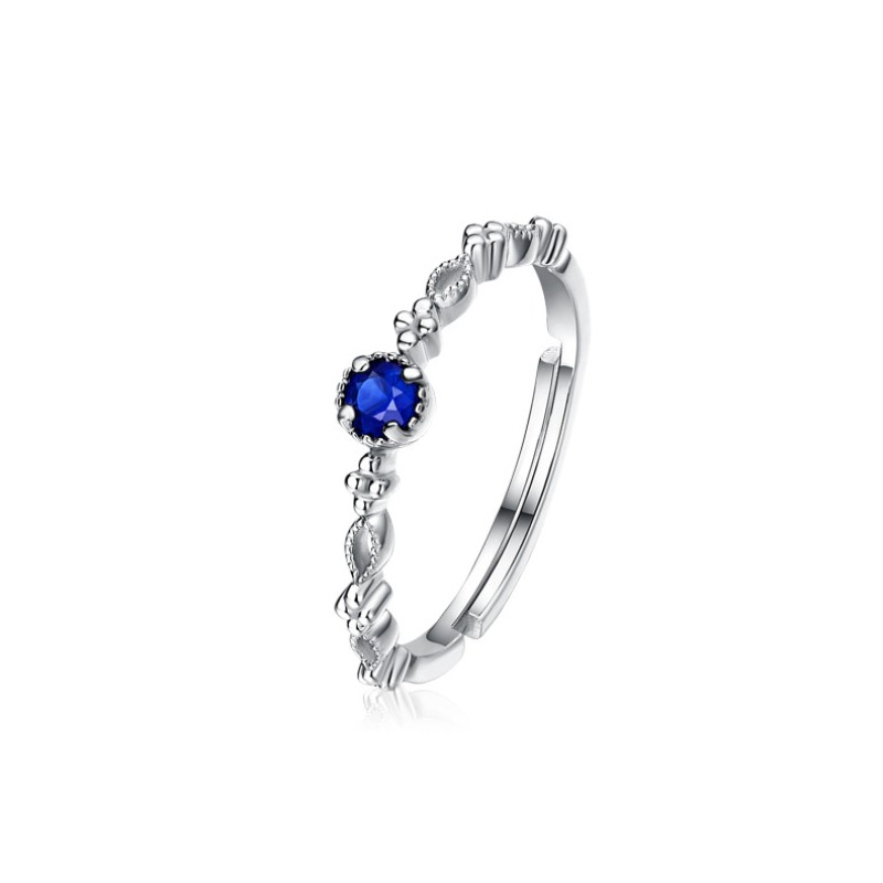 925 silver sapphire ring