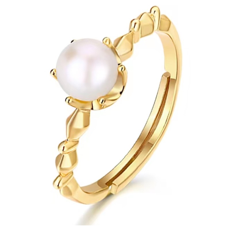 925 silver pearl ring