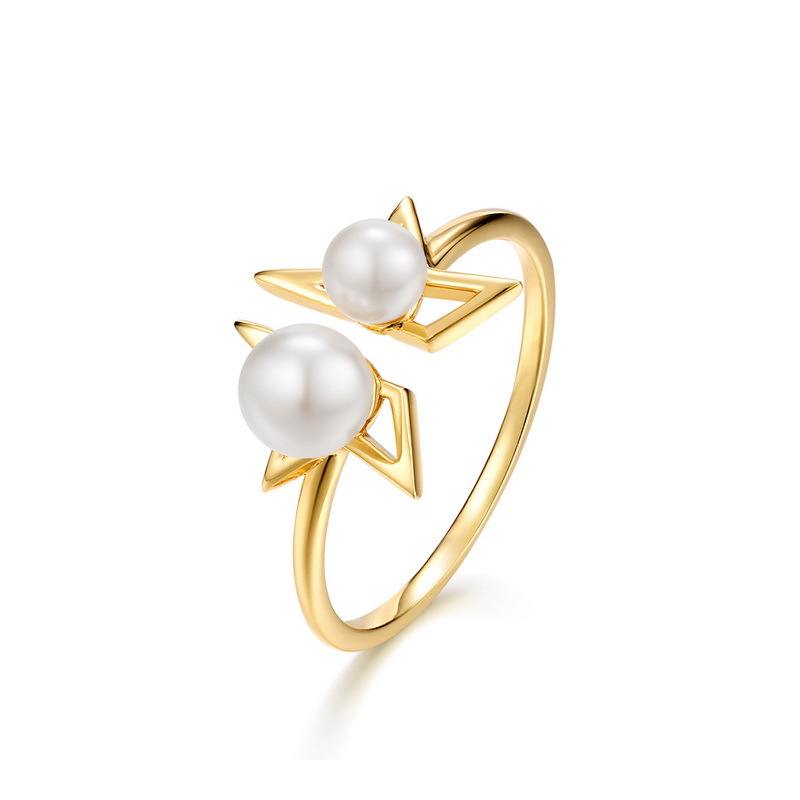 925 silver pearl ring