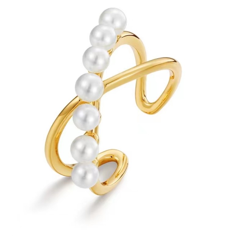 925 silver pearl ring