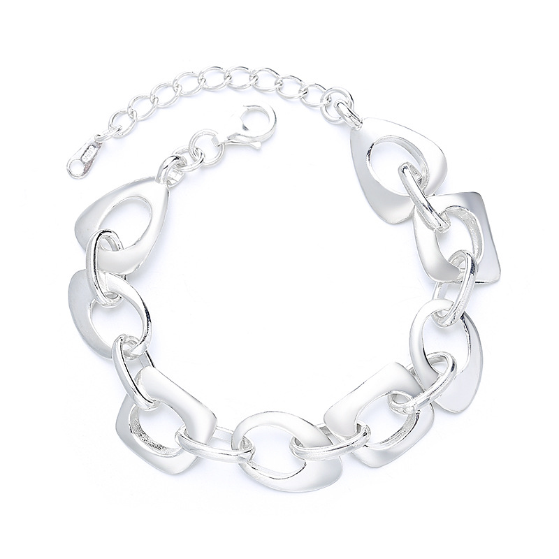 925 silver circle bracelet