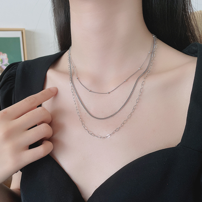 925silver quadrate necklace