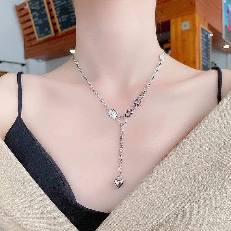 925 silver heart necklace