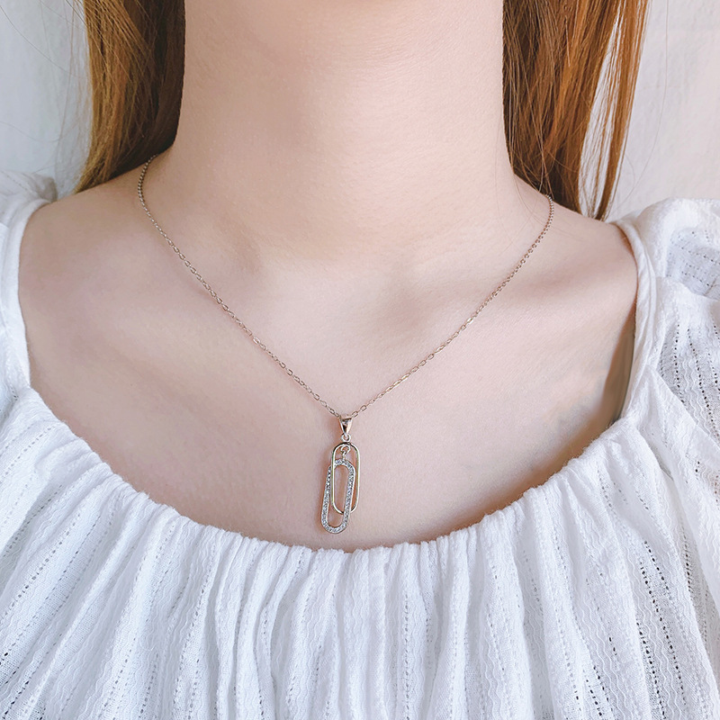 925 silver quadrate necklace