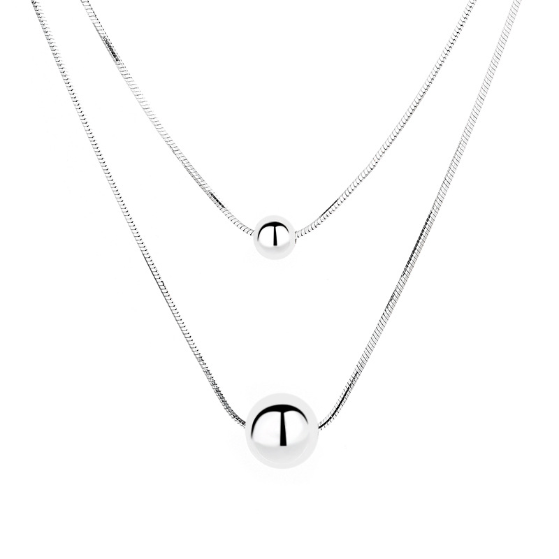 925 silver circle necklace