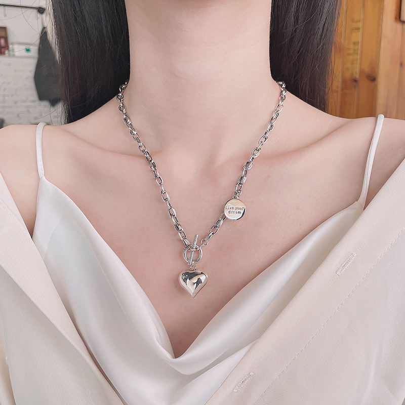 925 silver heart necklace