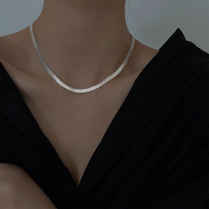 925 silver circle necklace