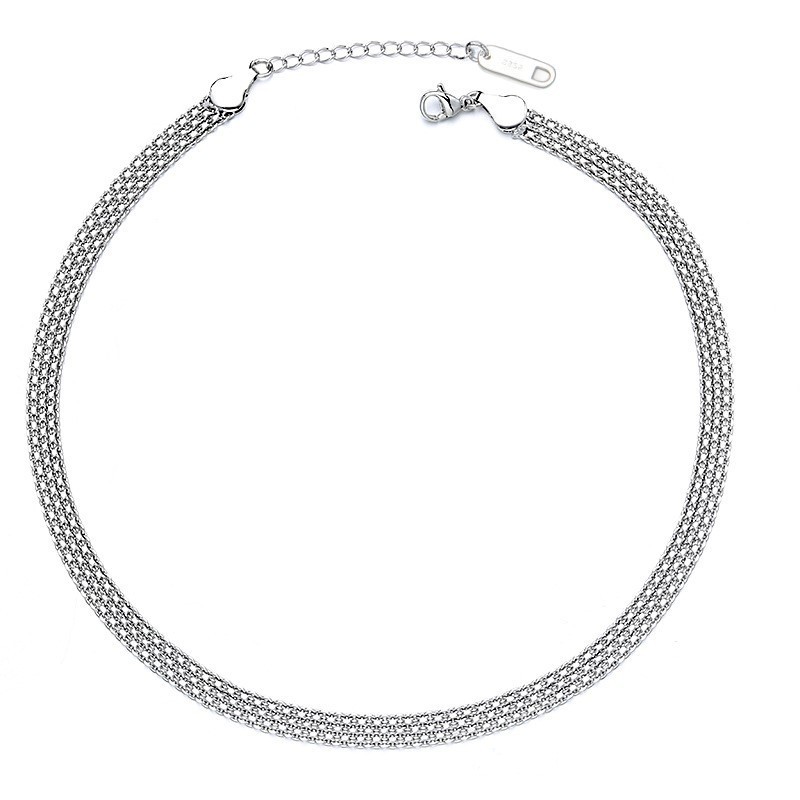 925 silver circle necklace