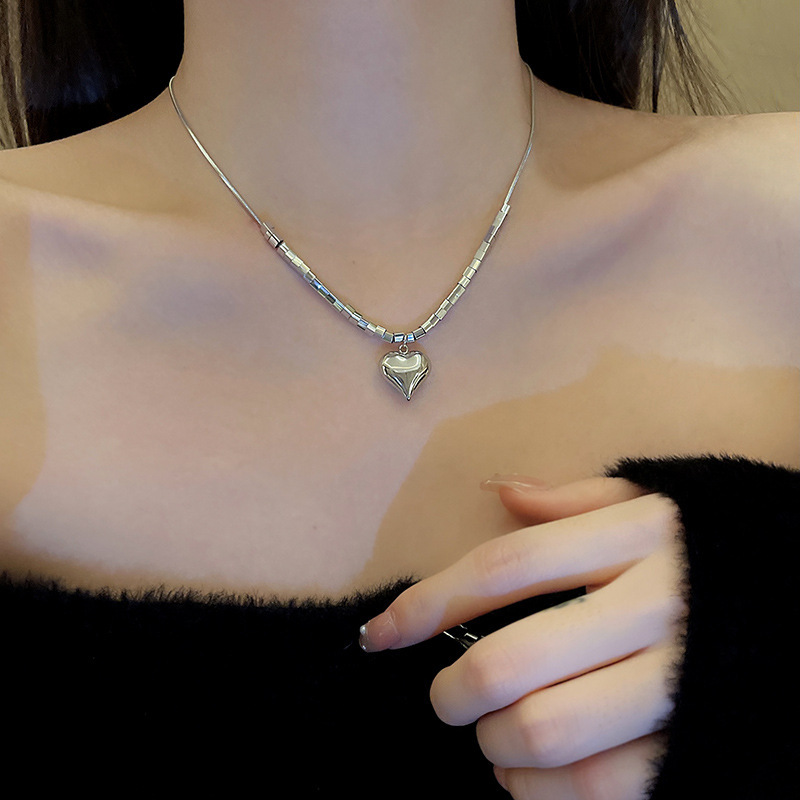 925 silver heart necklace