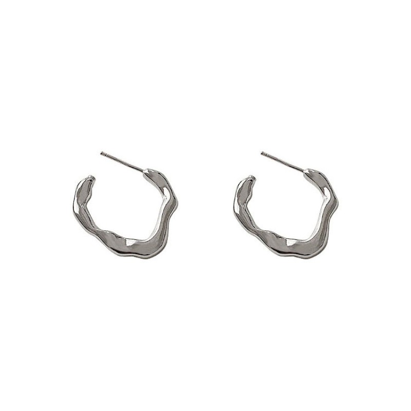 925 silver circle earrings