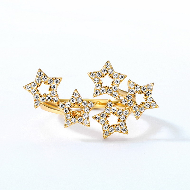 925 silver star ring