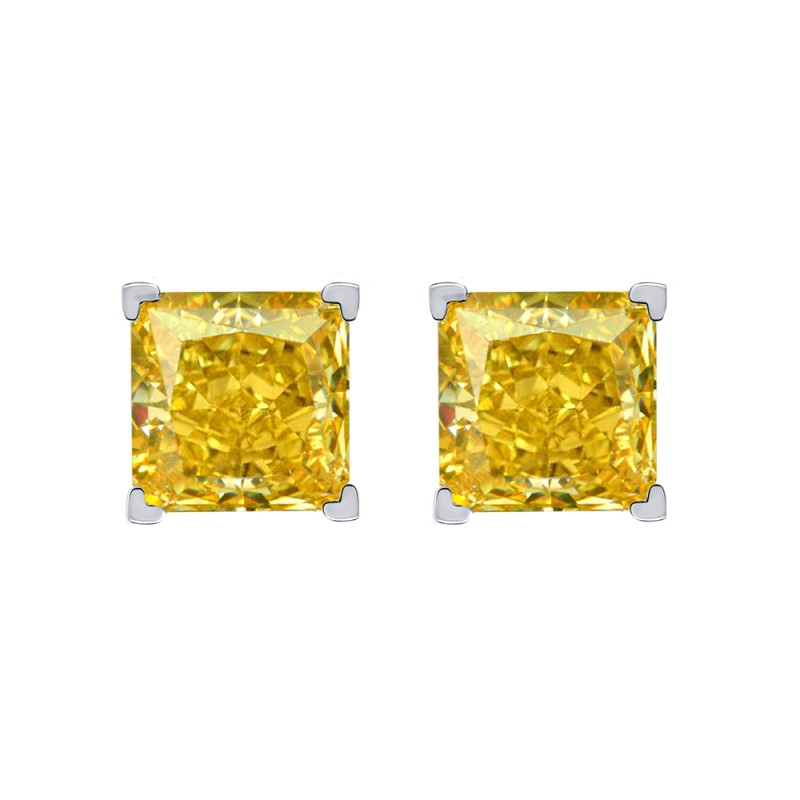 925 silver 1.5ct diamond earrings stud