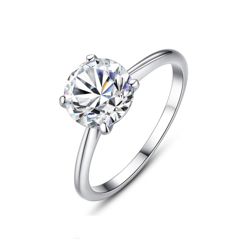 925 silver women engagement ring