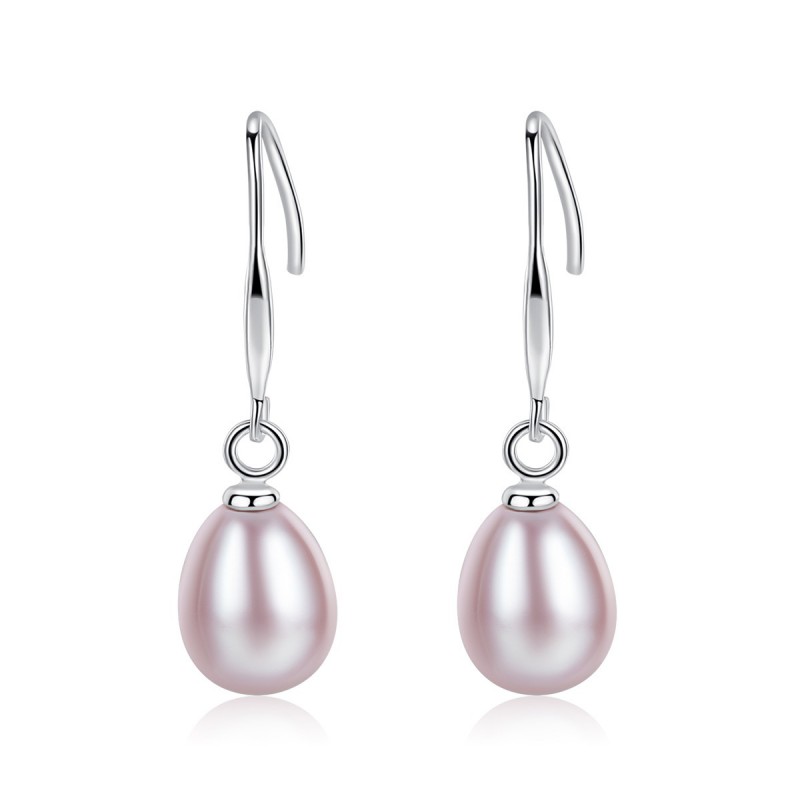 S925 SILVER PEARL EARRINGS