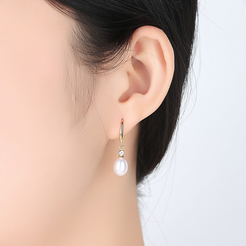 925 SILVER PEARL EARRINGS