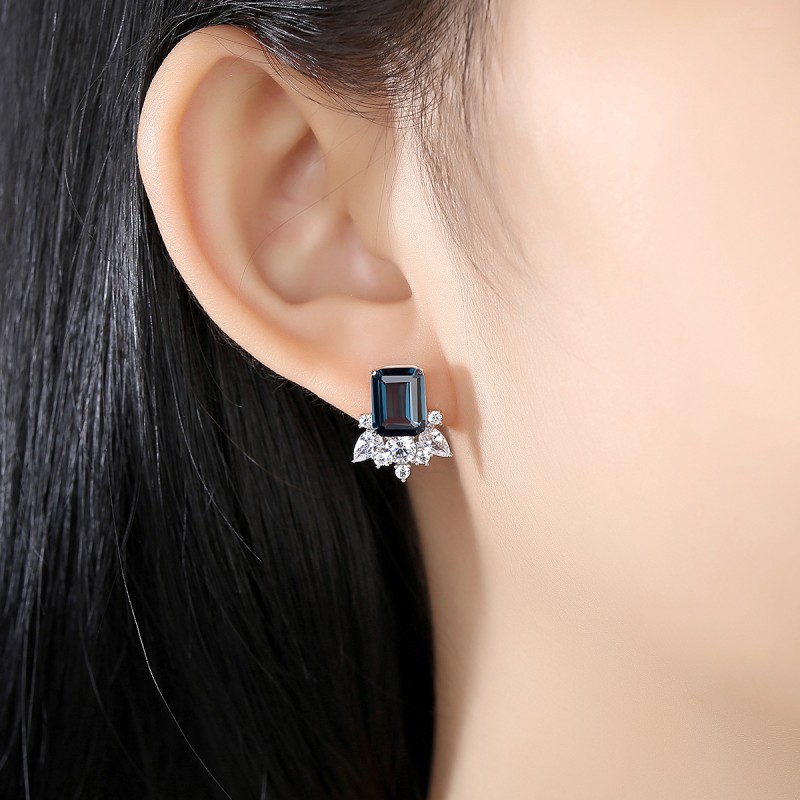 925 silver quadrate earrings