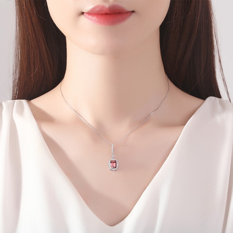 925silver quadrate necklace