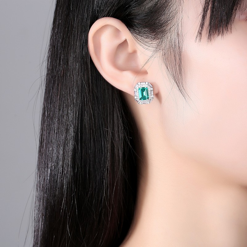 925 silver quadrate earrings