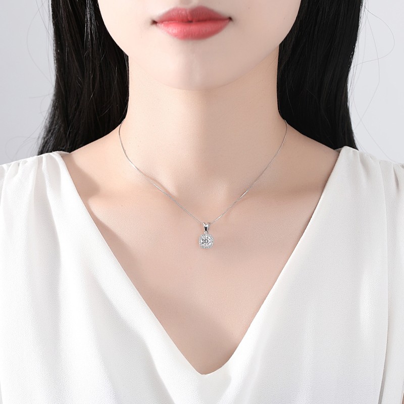 925silver quadrate necklace