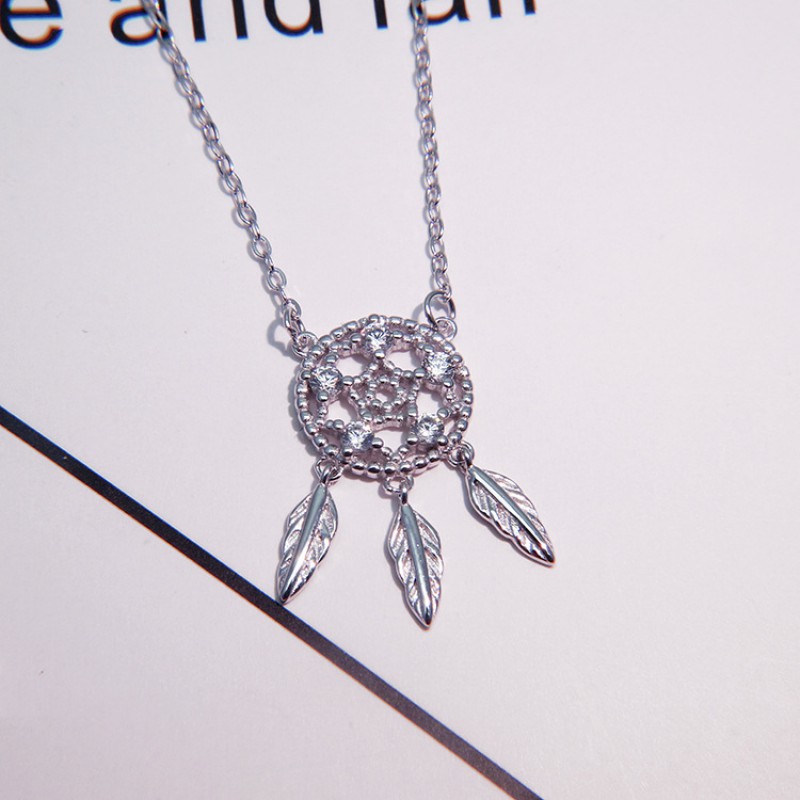 Dream catcher pendant silver jewelry sets