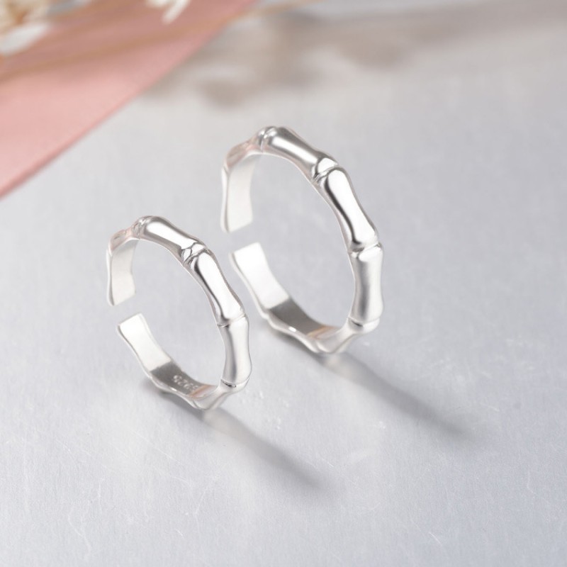 FASHION COUPLE RING 925 SILVER SIZE ADJUSTABLE