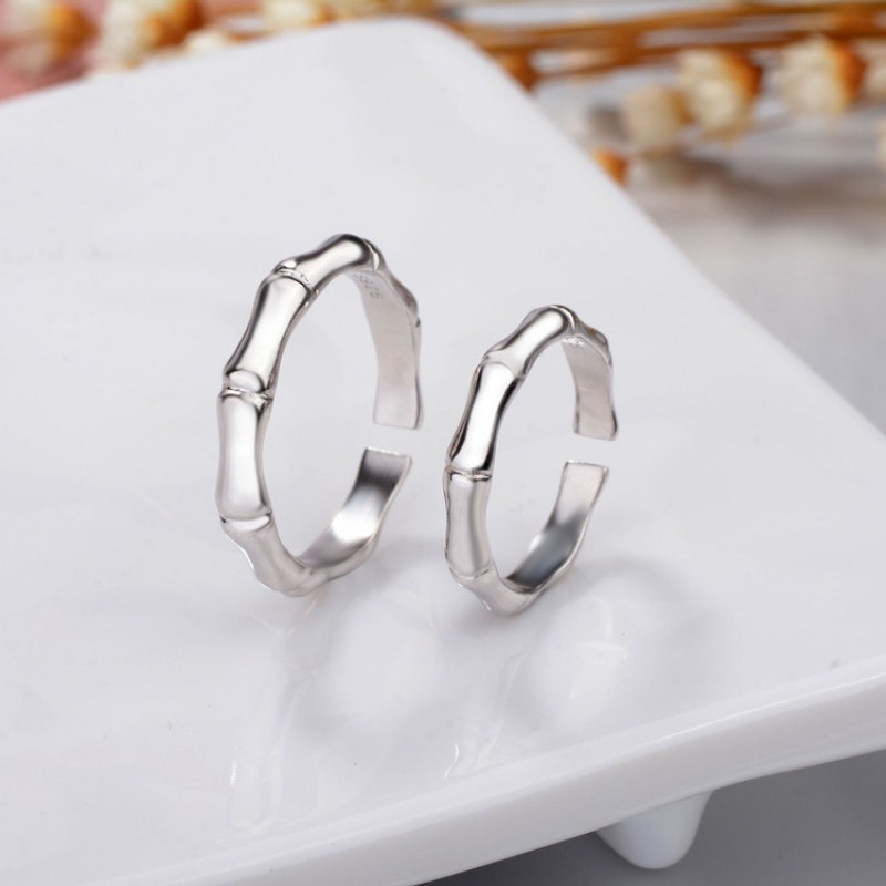 FASHION COUPLE RING 925 SILVER SIZE ADJUSTABLE