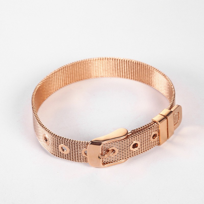 stainless steel strap bracelet