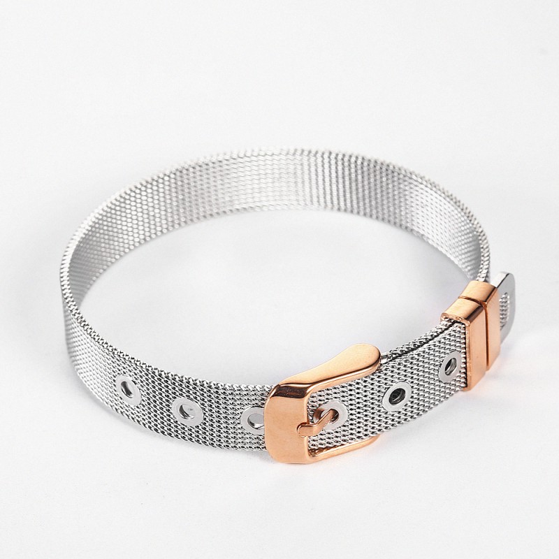 stainless steel strap bracelet