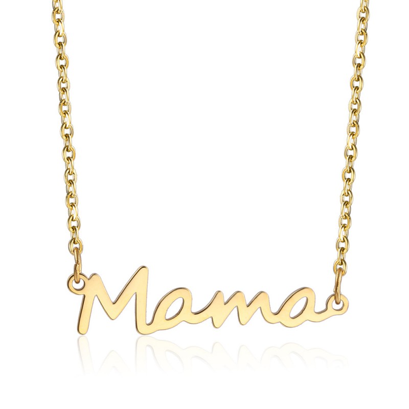 MAMA EARRINGS NECKLACE BRACLET STAINLESS STEEL JEWELRY SETS