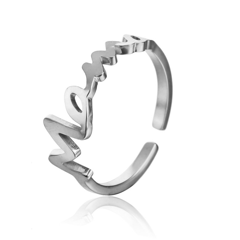 MAMA RING SIZES ADJUSTABLE STAINLESS STEEL RING