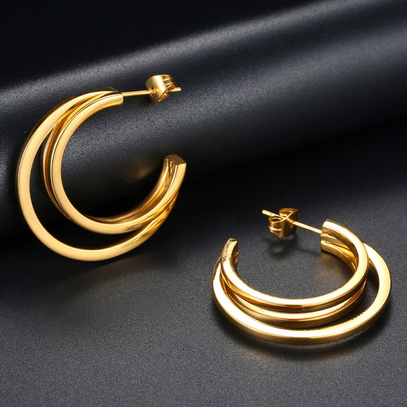 OEM jewelry factory stainless steel earrings