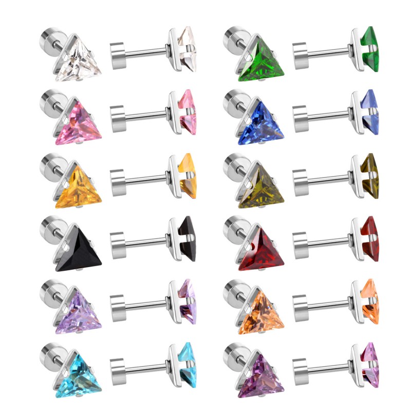 OEM high grade stainless steel earrings studs