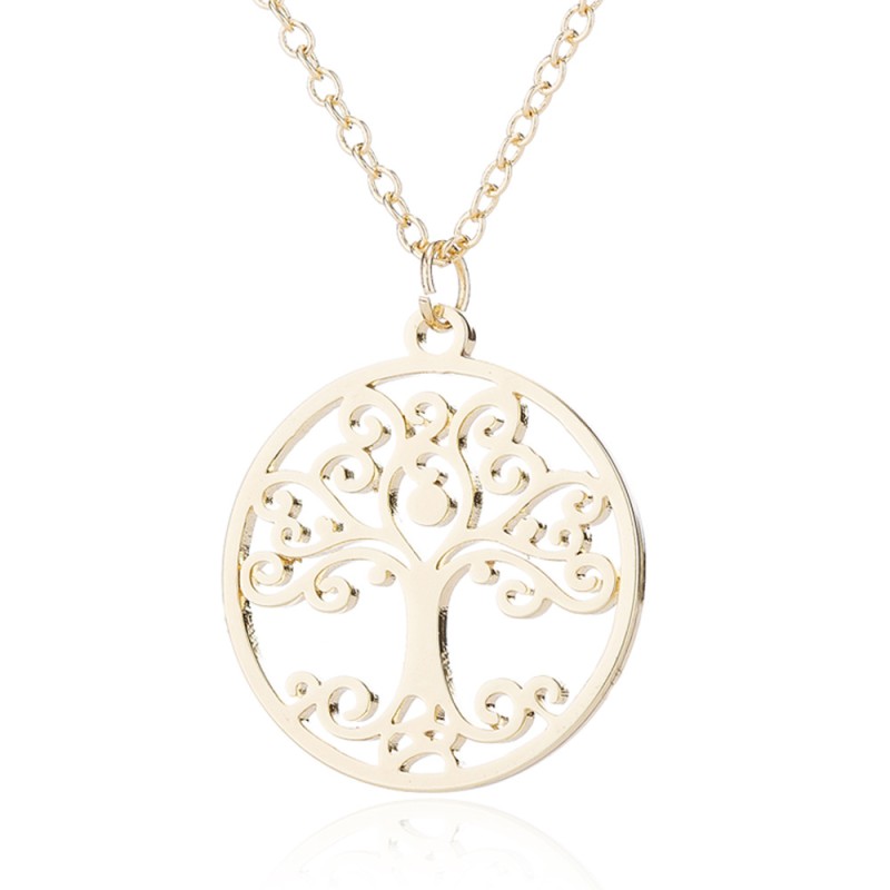 stainless steel love tree necklace