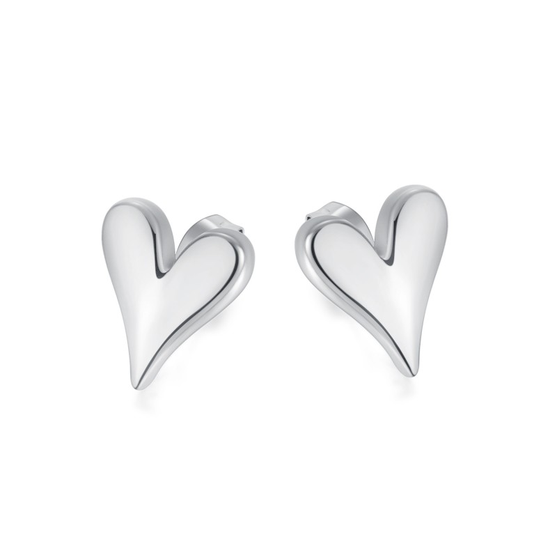 stainless steel  heart earrings