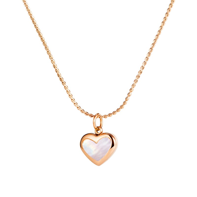 stainless steel heart necklace