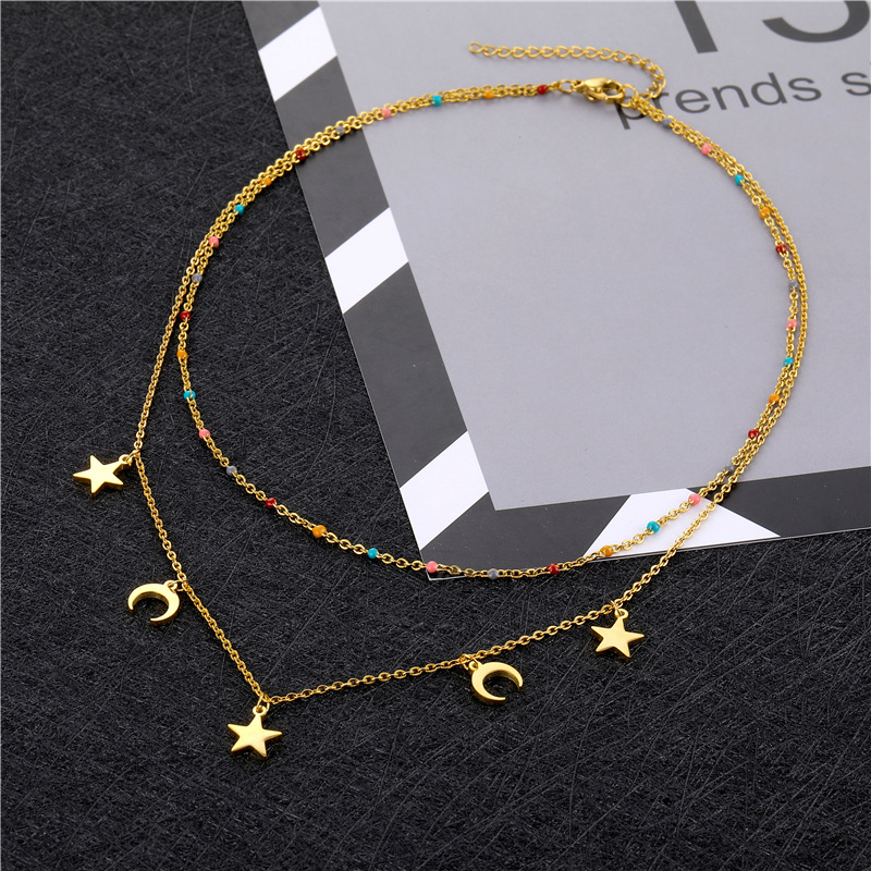 stainless steel star necklace