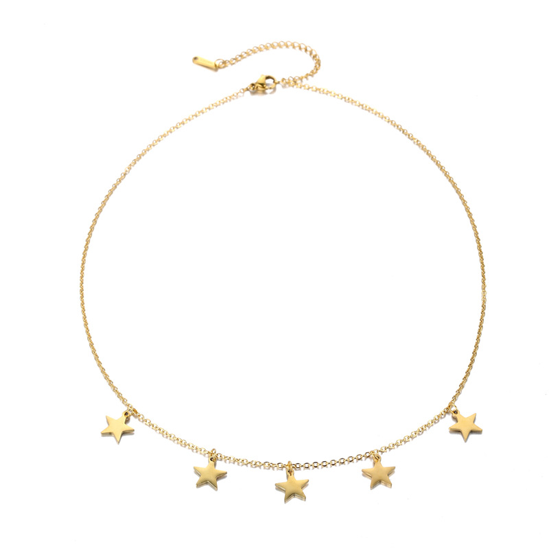 stainless steel star necklace