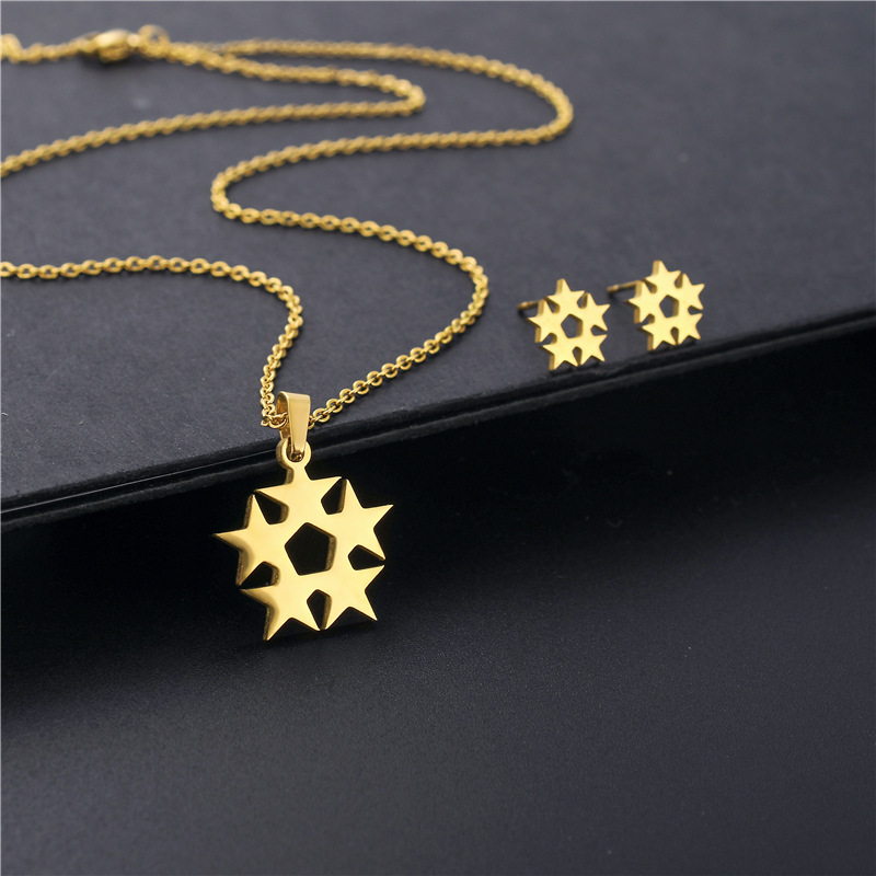 stainless steel star necklace