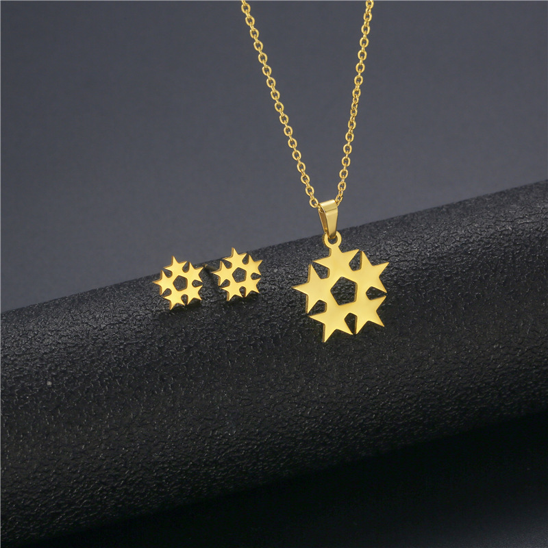 stainless steel star necklace