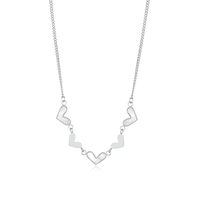 stainless steel heart necklace